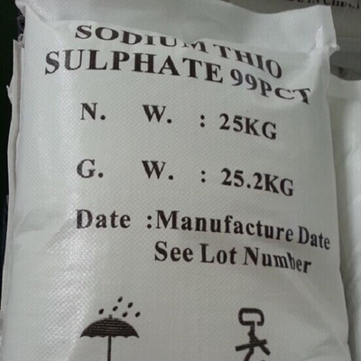 Catégorie d'industrie de CAS 10102-17-7 d'auxiliaires de textile de pentahydrate de Thiosulfate de sodium